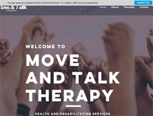 Tablet Screenshot of moveandtalk.com